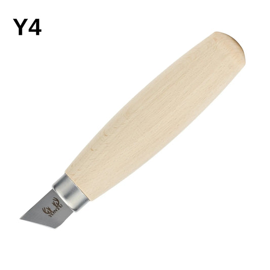 Y4 - Yontu Ahşap Oyma Bıçağı - Sivri Çentik Oyma Bıçağı