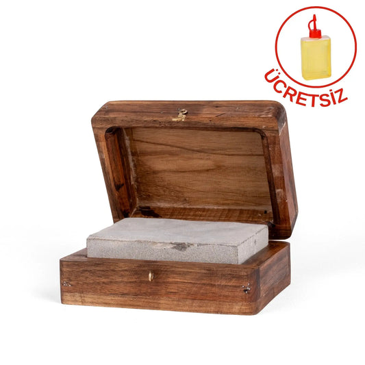 Doğal Girit Bileme Taşı -Küçük (900-1100gr) Yontu