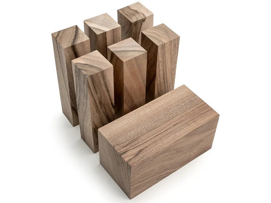 BW7 Ahşap Blok Seti-Ceviz Yontu