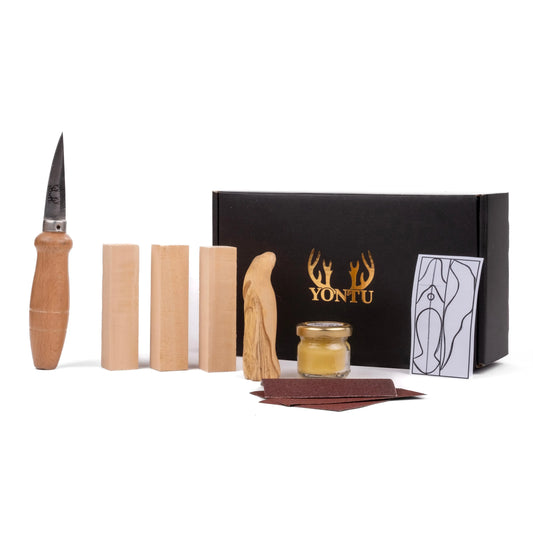 DIY02 - Büyücü Oyma Seti - Her Şey Dahil Başlangıç Seti Yontu