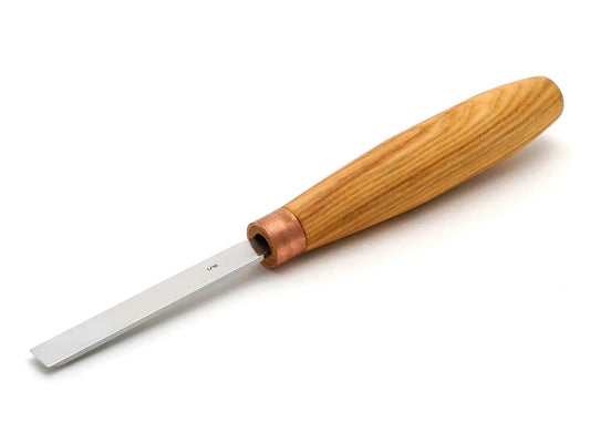 YONTU K1/10 - Kompakt Düz İskarpela (Profil #1) Profesyonel Iskarpela Ahşap Saplı Oyma Keski Yontu