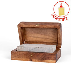 Doğal Girit Bileme Taşı -Büyük (1100-1200gr) Yontu