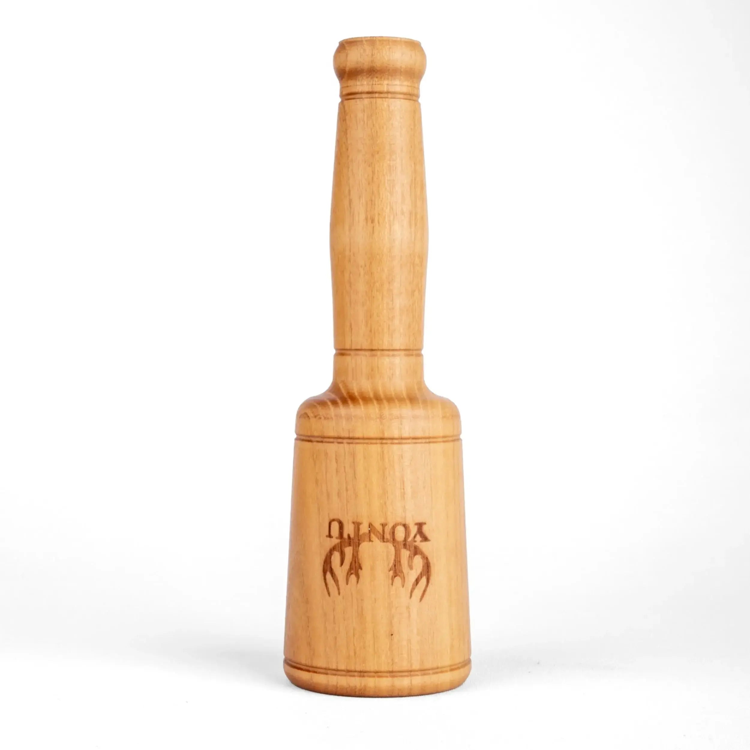 Dikey Silindir Ahşap Tokmak - Golden Teak Yontu