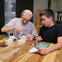 DIY08 Aile Yontusu - Mantar Yontma Seti - 2 Bıçak (E-Kitap Hediyeli: Adım Adım Yontu101)