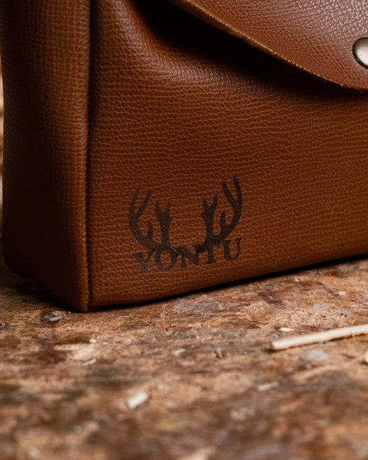 Yontu Deri El Çantası - Deri Bıçak Kılıfı Hediye