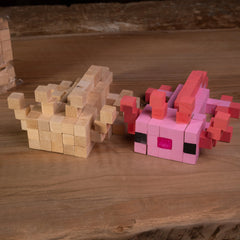 Minecraft Piksel Aksolotl Seti | Her Şey Dahil Set | Adım Adım Video